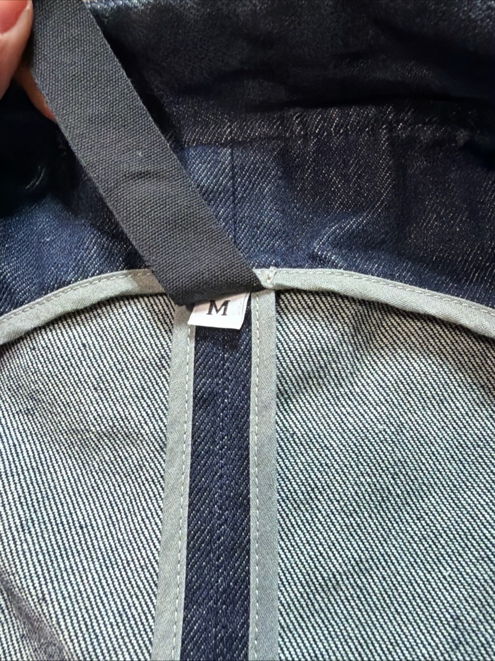 Dark Blue Denim Sleeveless Vest - Picture 6 of 11